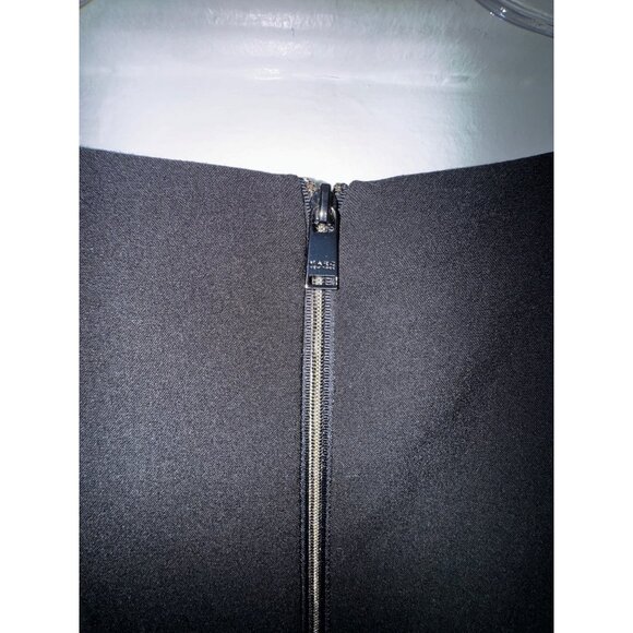 Marc New York Andrew Marc Black & White Striped Dress Size 10 Mod Classic‎ Cute - Picture 4 of 8